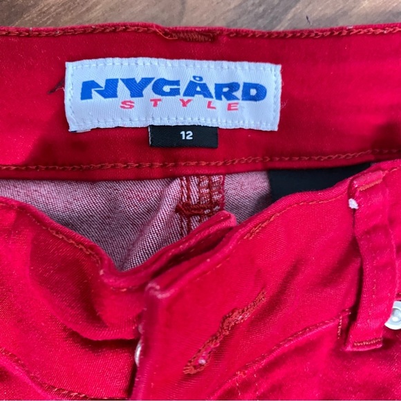 NYGARD Red Women's Jeans Size 12. - Picture 2 of 14